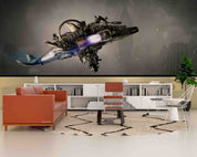3D Retro Mechanical Dolphin Steampunk Wallpaper Wall Mural Wall Decor Wall Art Wall Sticker Remoable Wallpaper