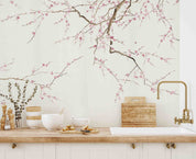 3D Plum Blossom Branch minimal plum blossom mural wall mural wallpaper for bedroom - view 8