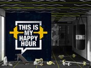 3D Gym Fitness Gymnasium Wall Mural Wallpaper 39