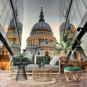 3D St Paul's Cathedral Dusk London Wall Mural Wallpaper GD 4358- Jess Art Decoration