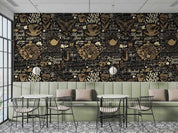 3D Restaurant Snack Bar Diner Fast Food Coffee Wall Mural Wallpaper 21