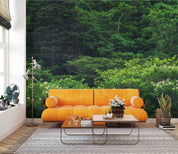 3D Green Forest White Floral Nature Scenery Wallpaper Wall Mural Wall Decor Wall Art Wall Sticker Remoable Wallpaper LQH