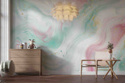 3D Abstract Damaskeen Gold Dust Texture Wall Mural Wallpaper YXL 631