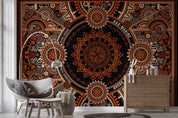 3D Mechanical Mandala Gear Pipe Steampunk Wallpaper Wall Mural Wall Decor Wall Art Wall Sticker Remoable Wallpaper