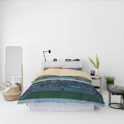 3D Football Field Spectator Seats Tree Quilt Cover Set Bedding Set Duvet Cover Pillowcase 963