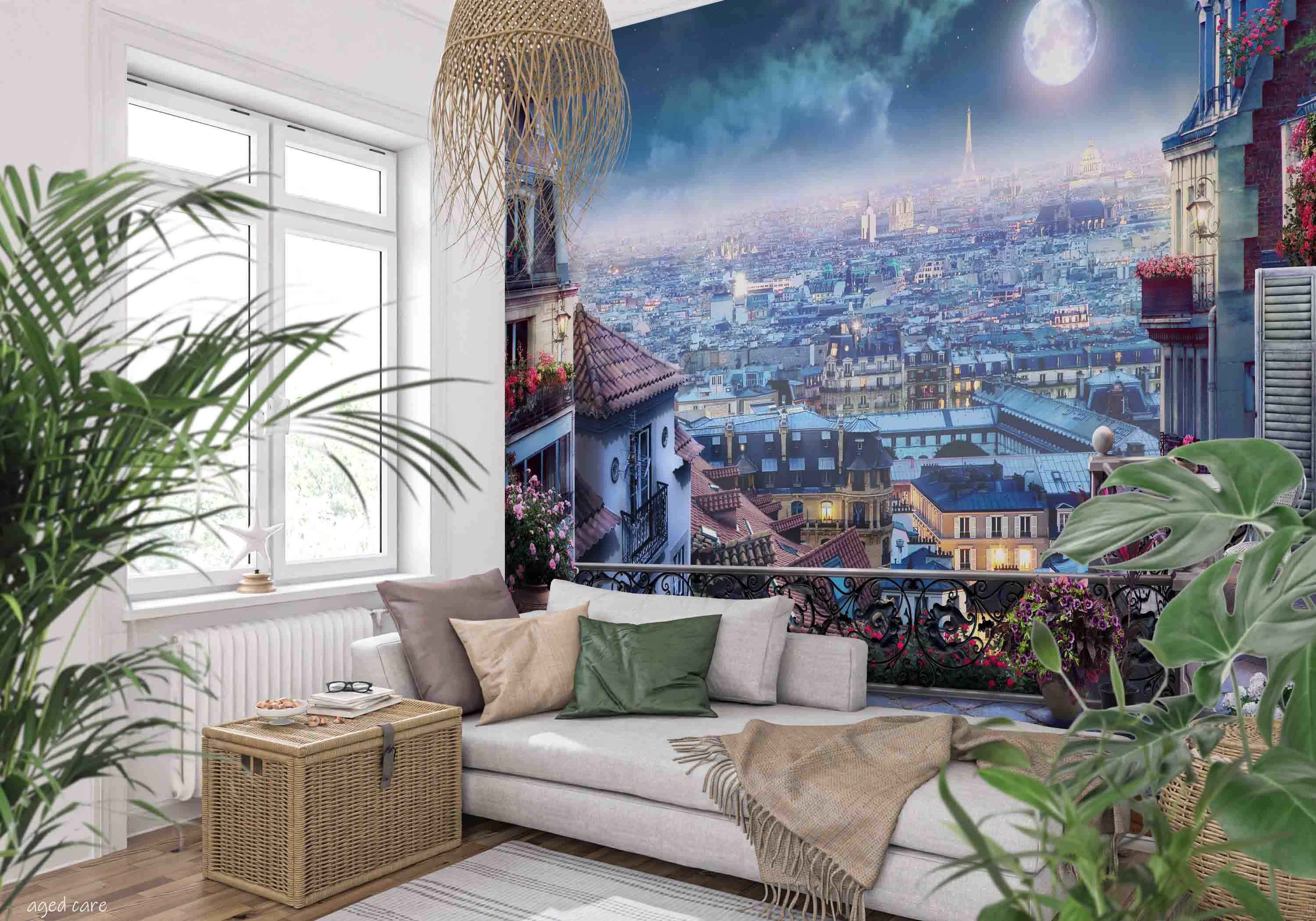 3D Aged Care Retirement Home Gerocomium Rest Home Cityscape Wall Mural Wallpaper 14