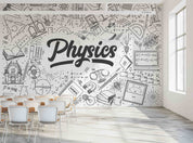 3D School STEM Science Lab Classroom Teaching Aid Physics Wall Mural Wallpaper 43