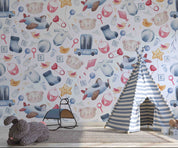 3D Cartoon Baby Products Pattern Wallpaper Wall Mural Wall Decor Wall Art Wall Sticker Remoable Wallpaper