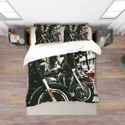 3D Motorbike Tree House Quilt Cover Set Bedding Set Duvet Cover Pillowcase 445