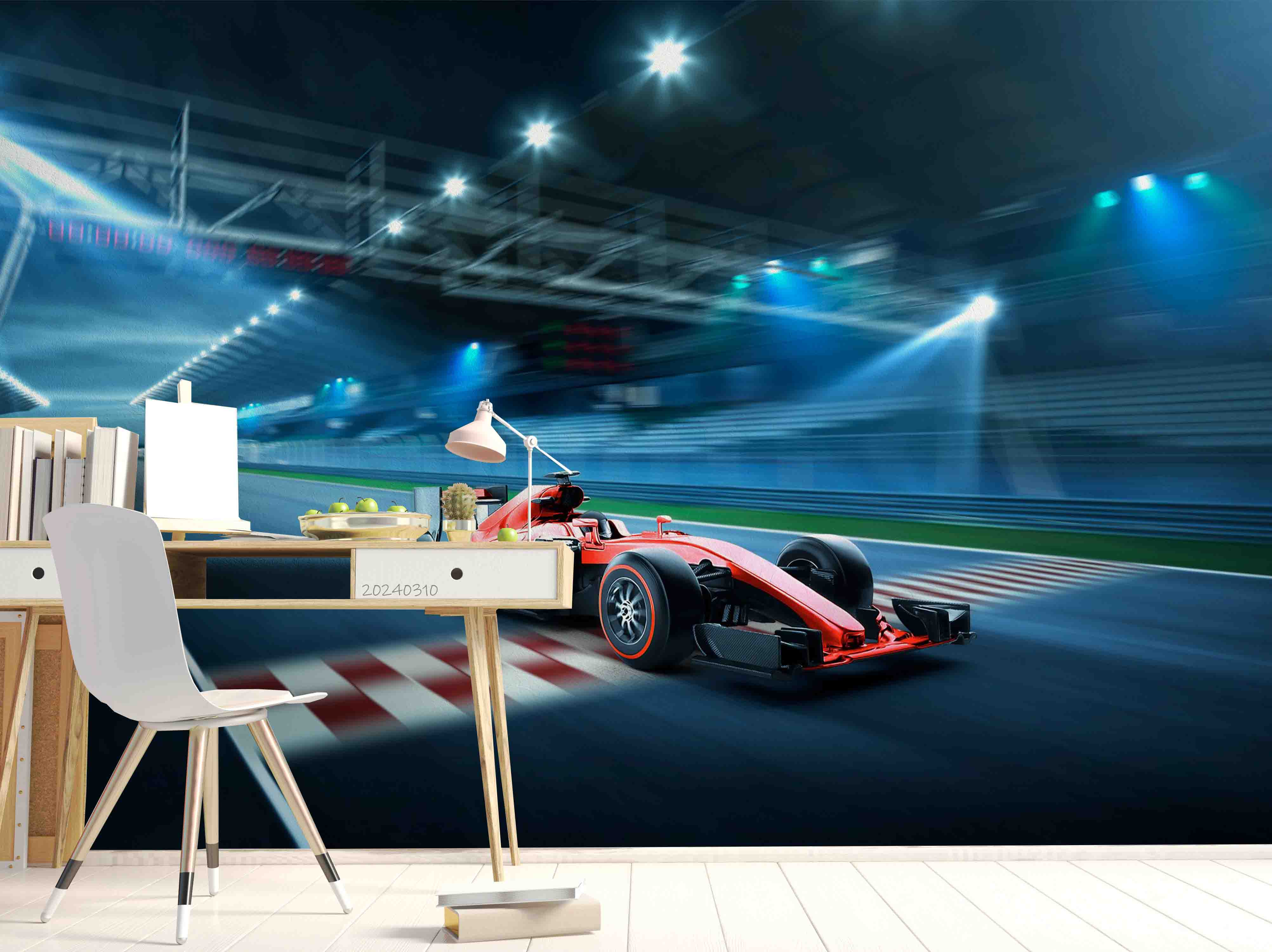 3D F1 Formula One Racing Wallpaper Wall Mural Wall Decor Wall Art Wall Sticker Remoable Wallpaper
