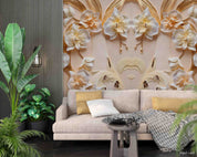 3D Aged Care Retirement Home Gerocomium Rest Home Floral Wall Mural Wallpaper 25