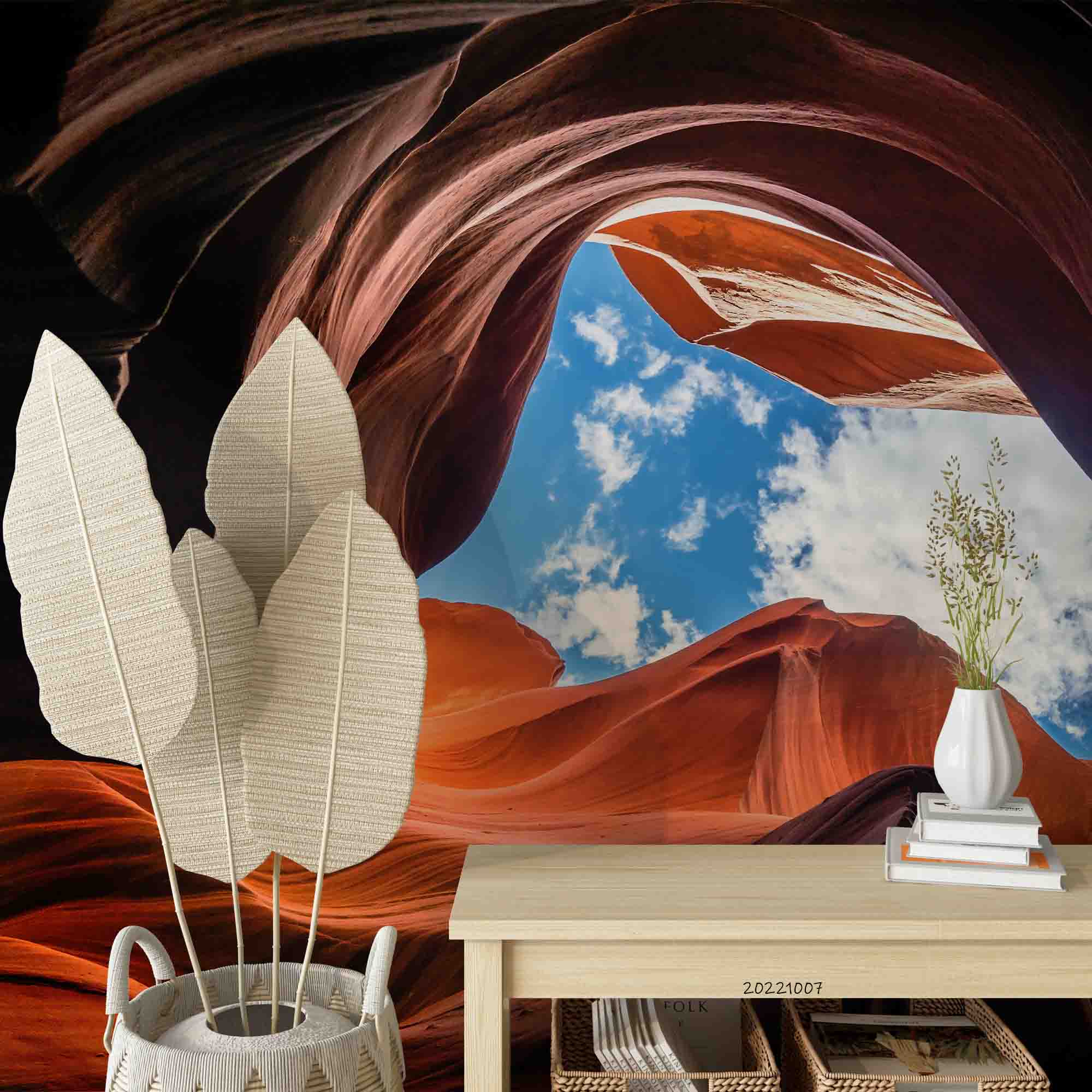 3D Antelope Canyon Lights Rocks Arizona USA Wall Mural Wallpaper GD 3287- Jess Art Decoration