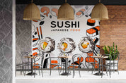 3D Japanese Restaurant Sushi Wall Mural Wallpaper GD 5489- Jess Art Decoration