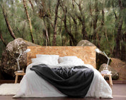 3D Exotic Ironwood Forest Stones Scenery Wall Mural Wallpaper GD 4290- Jess Art Decoration