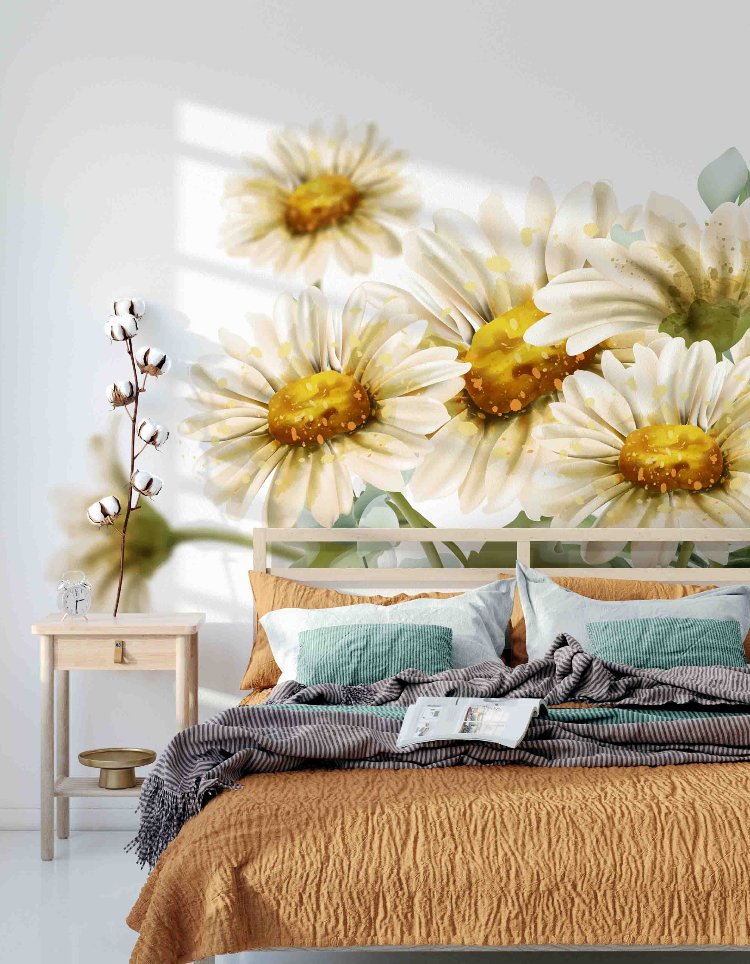 3D Floral Wall Mural Wallpaper 68