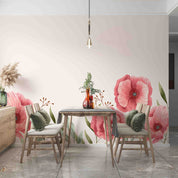 3D Watercolor Floral Spring Background Wall Mural Wallpaper GD 3511- Jess Art Decoration