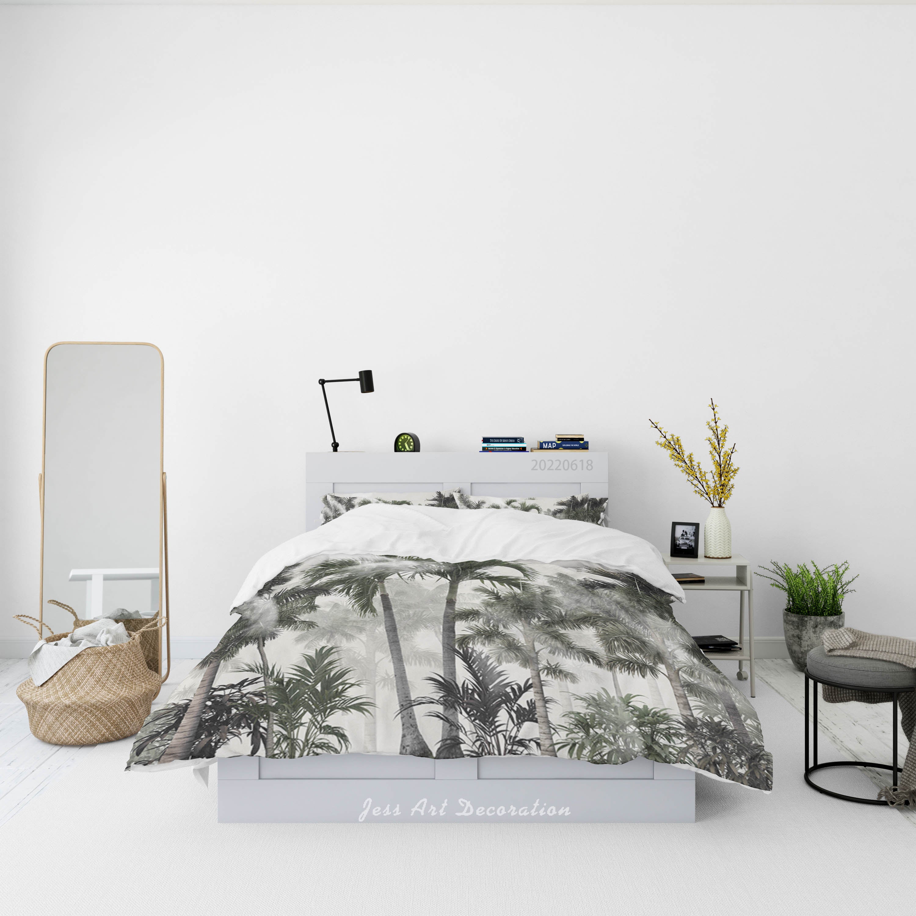 3D Forest Tree Trunk Quilt Cover Set Bedding Set Duvet Cover Pillowcase 647
