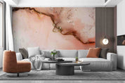 3D Abstract Damaskeen Gold Dust Crack Wall Mural Wallpaper YXL 576