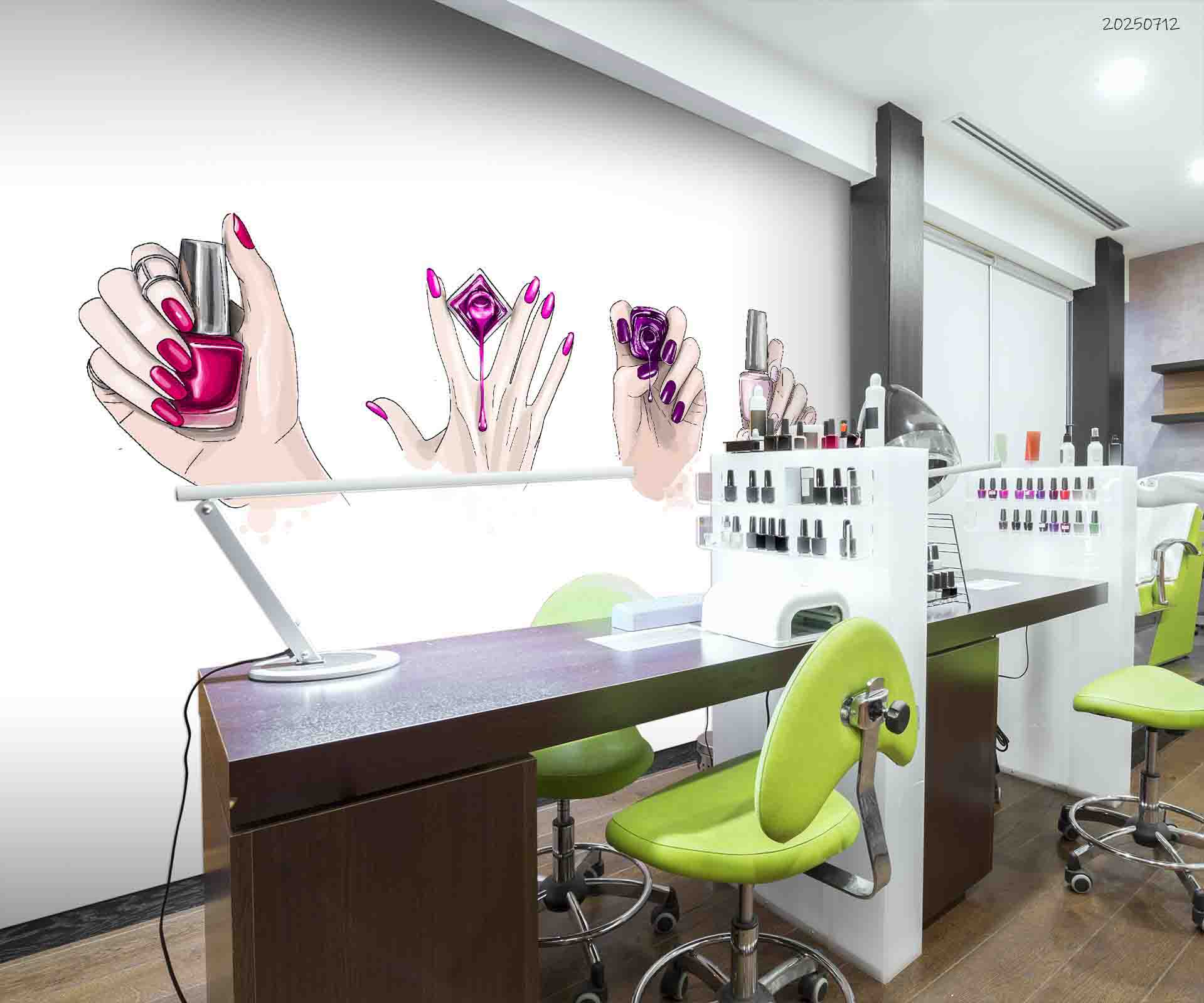 3D Salon Shop Beauty Salon Nail Salon Wall Mural Wallpaper 42