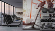 3D Gym Fitness Gymnasium Dumbbell Wall Mural Wallpaper 23