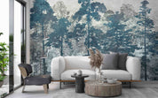 3D Pine Forest Oil Painting Wall Mural Wallpaper GD 4141- Jess Art Decoration