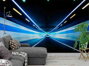 3D Traffic Tunnel Lighting Wall Mural Wallpaper GD 3123- Jess Art Decoration