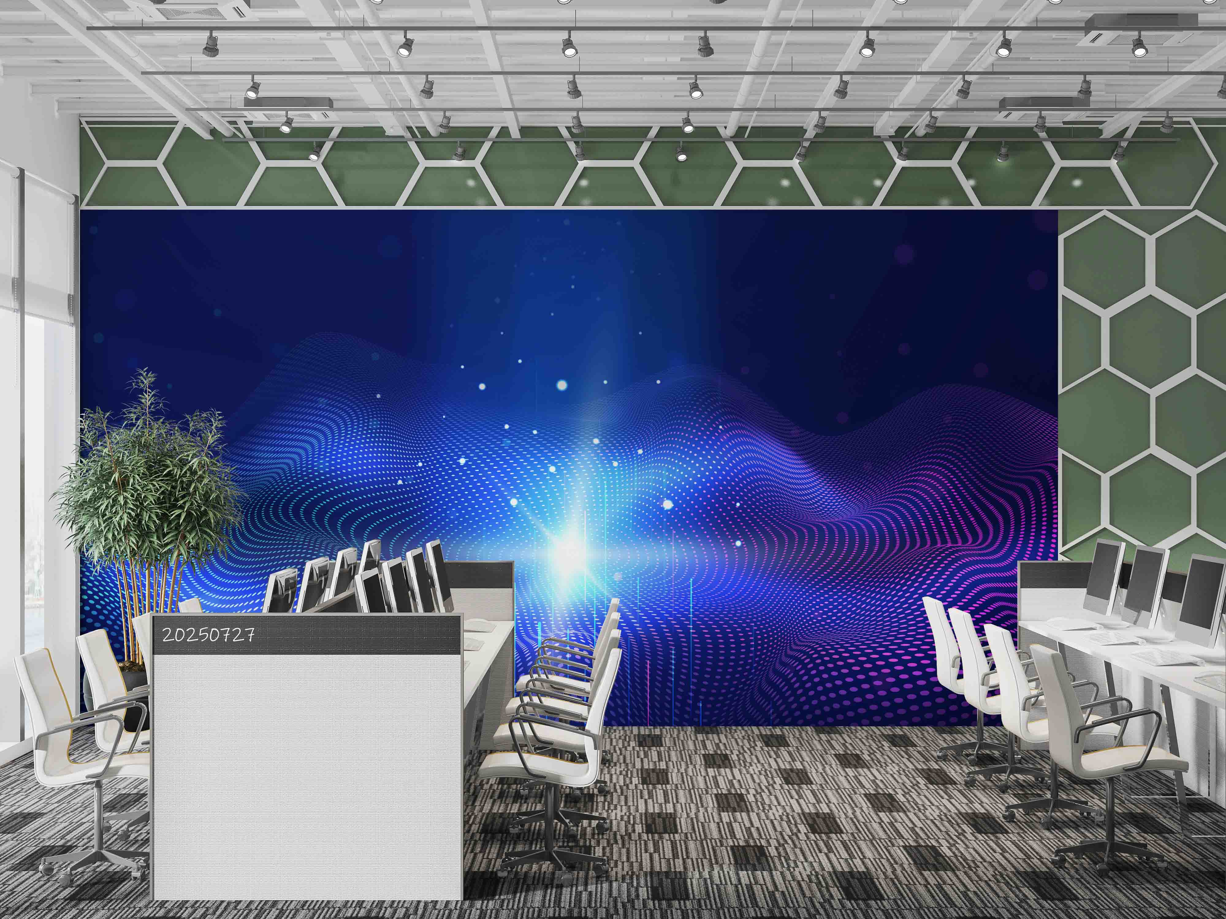 3D Office Business Commerce Technology Wall Mural Wallpaper 6