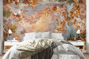 3D Oil Painting Person Angel Baby Wall Mural Wallpaper YXL 144
