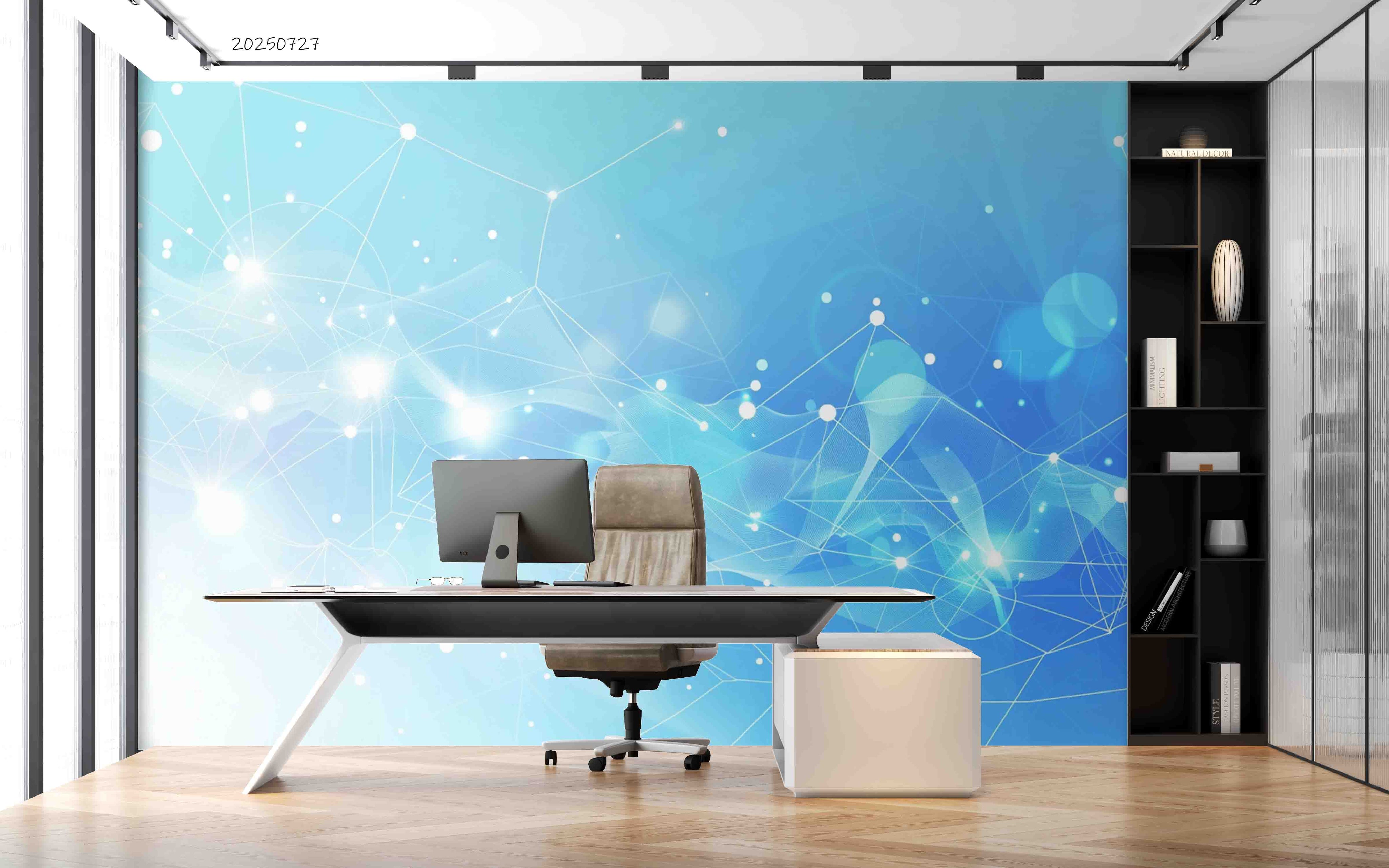 3D Office Business Commerce Technology Modern Wall Mural Wallpaper 26