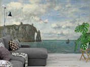 3D Oil Painting Mountain Sea Sailboat Wall Mural Wallpaper GD 2948- Jess Art Decoration
