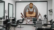 3D Salon Shop Beauty Salon Barber Shop Wall Mural Wallpaper 71