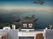 3D F-35 Lightning II Fighter Aircraft Australia Tweed Heads Wall Mural Wallpaper GD 5472- Jess Art Decoration