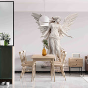 3D Sculpture Angel Wing Wall Mural Wallpaper YXL 2472