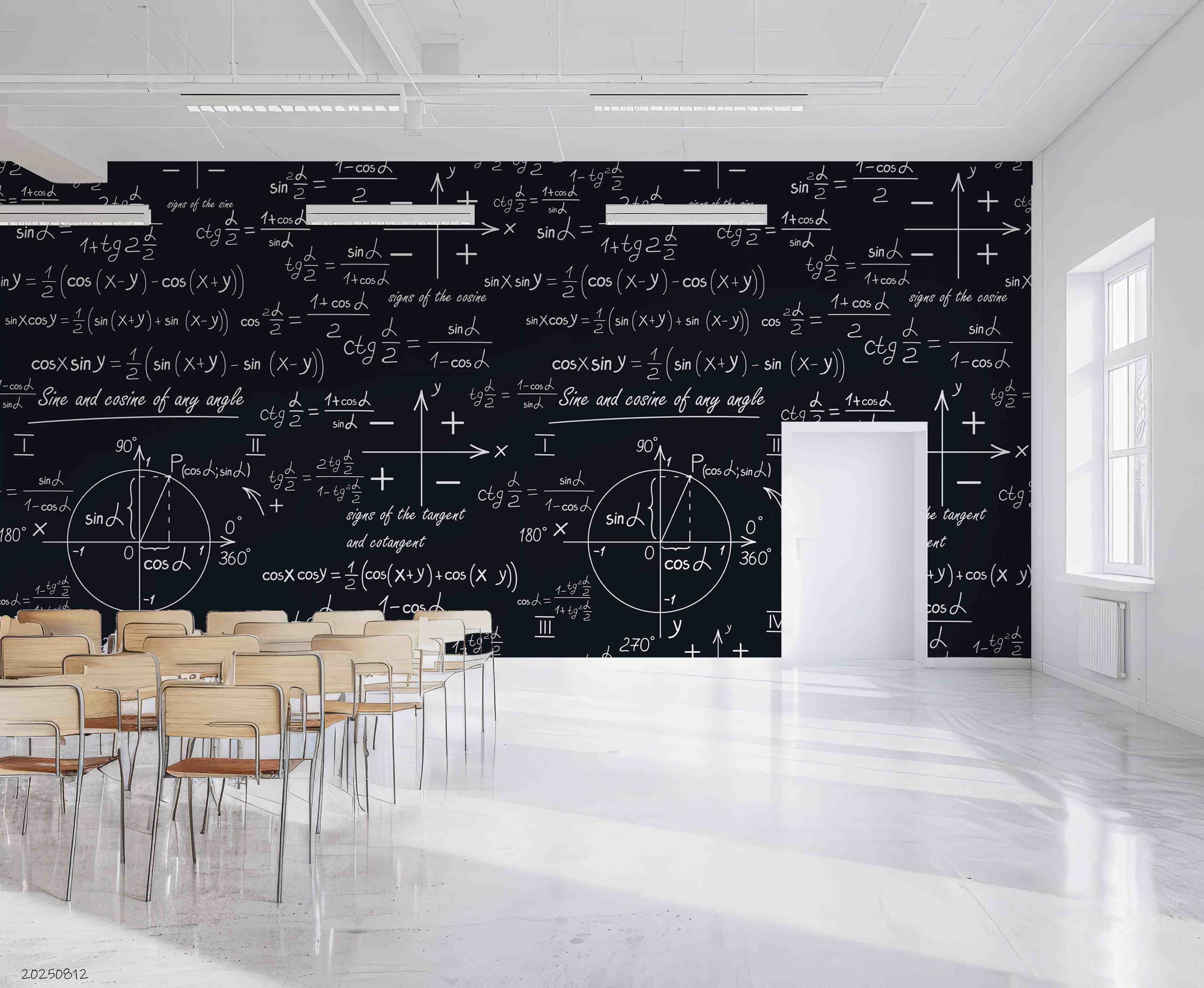3D School STEM Science Lab Classroom Teaching Aid Math Wall Mural Wallpaper 27