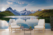 3D Beautiful Snow Mountain Lake Nature Scenery Wall Mural Wallpaper GD 4691- Jess Art Decoration
