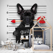 3D Animal Dog Arrow Advertising Board Wall Mural Wallpaper YXL 2586