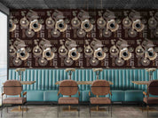 3D Restaurant Snack Bar Coffee Shop Pattern Wall Mural Wallpaper 59