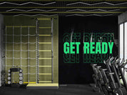 3D Gym Girl Boxing Letter Wall Mural Wallpaper YXL 1782