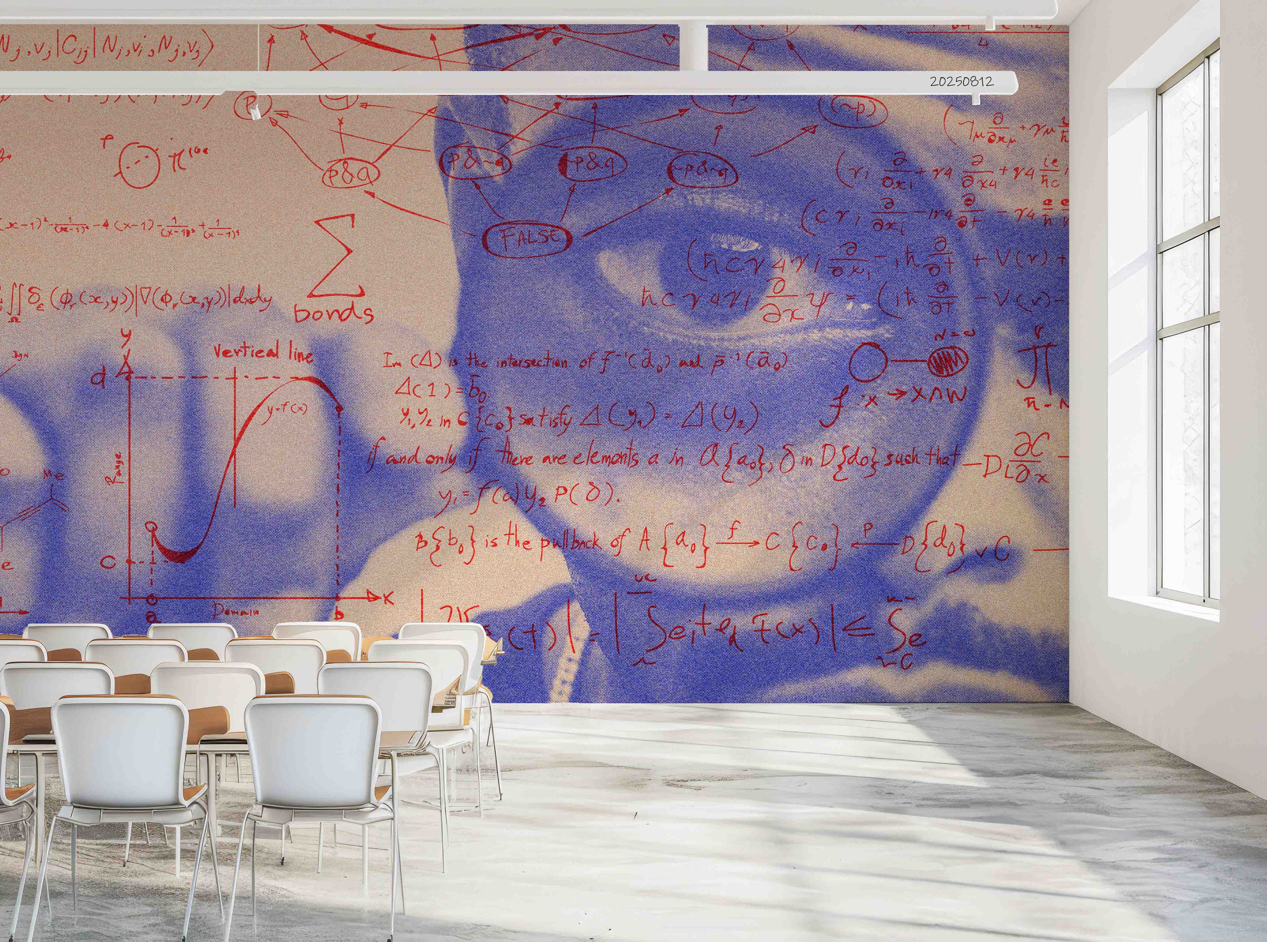 3D School STEM Science Lab Classroom Teaching Aid Math Wall Mural Wallpaper 32