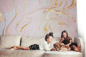 3D Ink And Wash Fluid Ripple Wall Mural Wallpaper YXL 2874