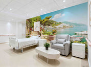 3D Aged Care Retirement Home Gerocomium Rest Home Sea Scenery Wall Mural Wallpaper 13