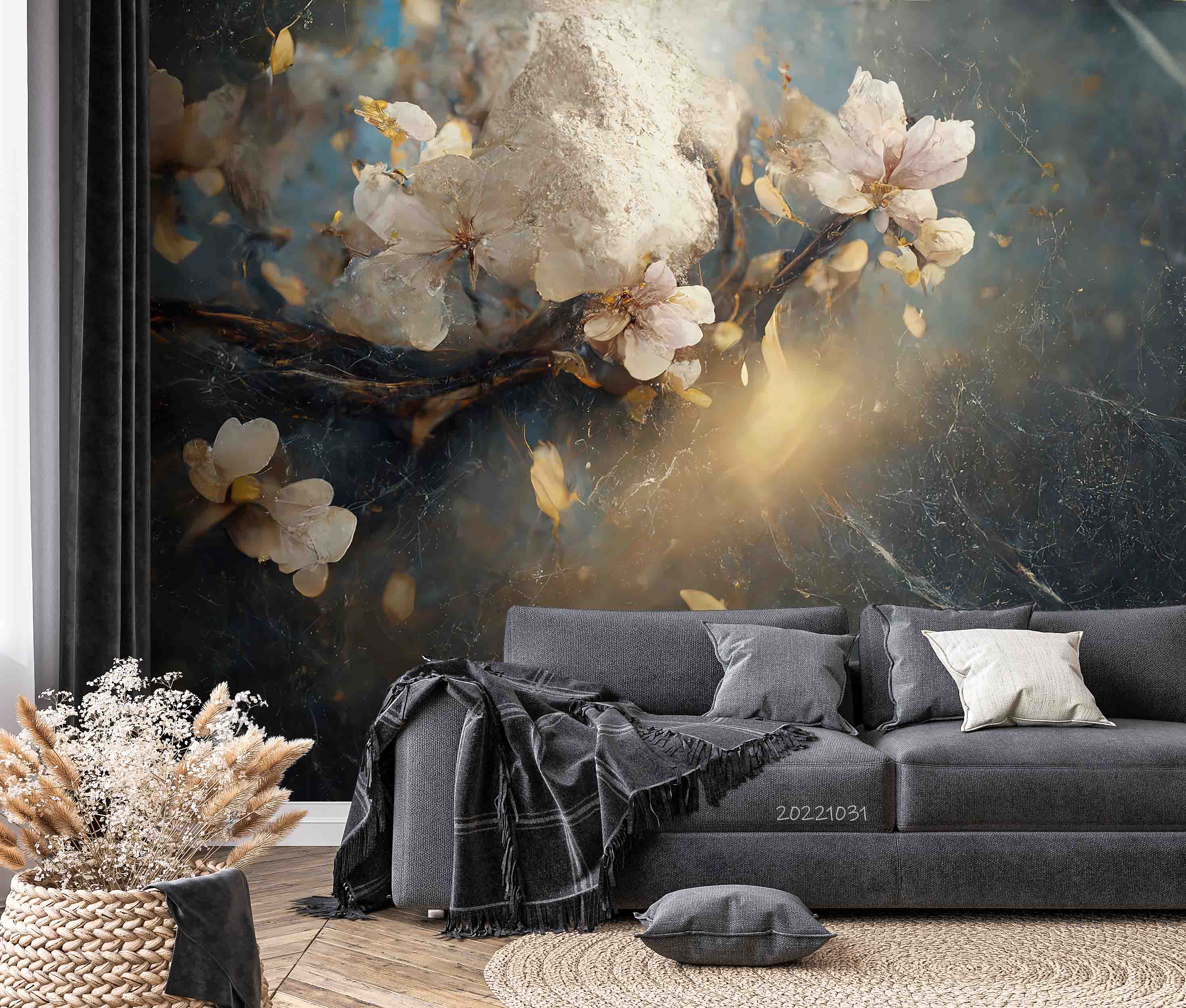 3D Tropical Jungle River Rocks Wall Mural Wallpaper GD 3028- Jess Art Decoration
