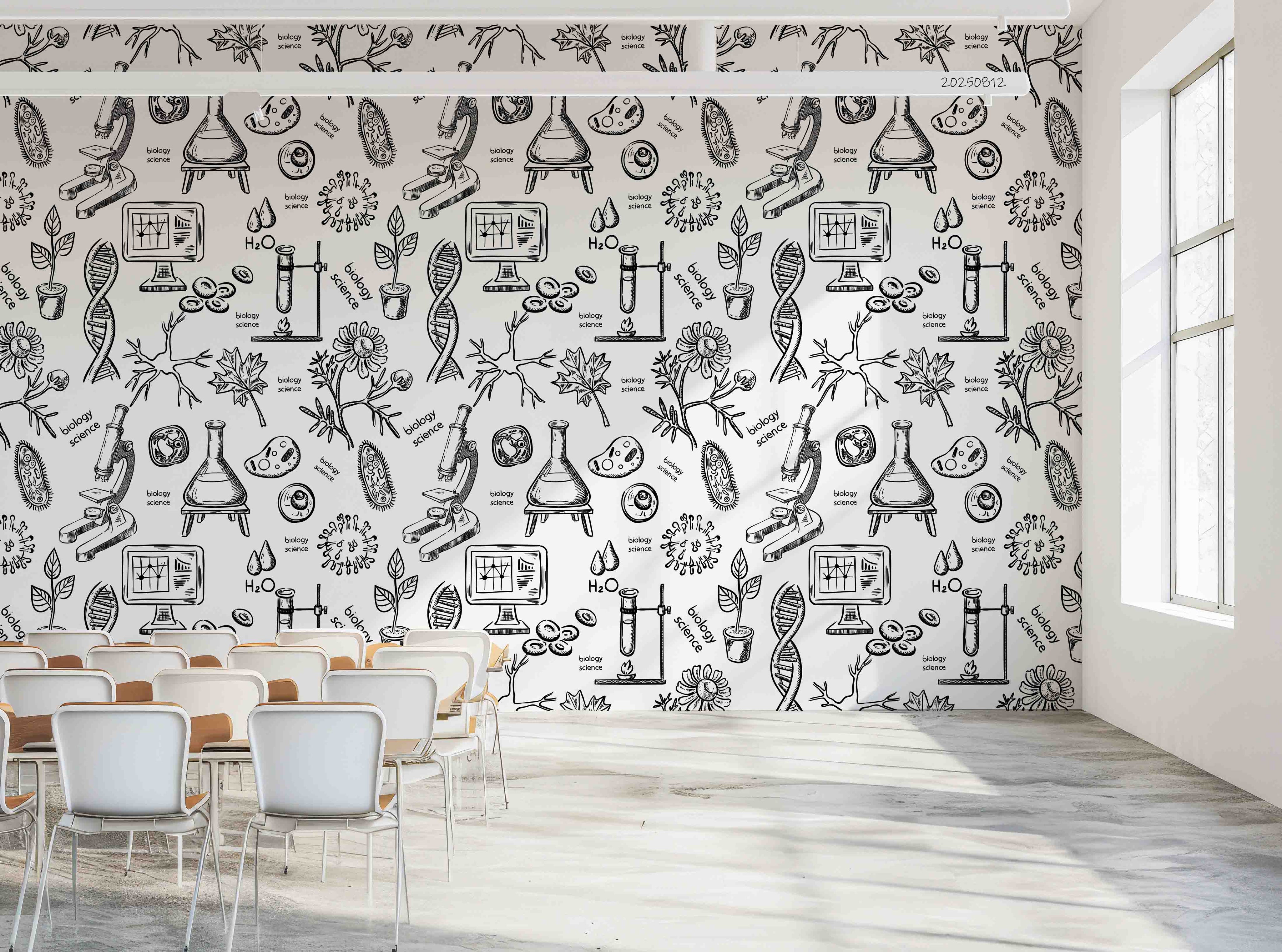 3D School STEM Science Lab Classroom Teaching Aid Chemistry Wall Mural Wallpaper 55