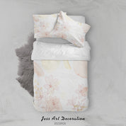 3D Floral Leaf Line Quilt Cover Set Bedding Set Duvet Cover Pillowcase 293