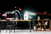 3D Black Sports Car Wallpaper Wall Mural Wall Decor Wall Art Wall Sticker Remoable Wallpaper