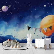 3D Watercolour The Earth Wave Point Wall Mural Wallpaper YXL 188