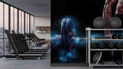 3D Gym Fitness Gymnasium Dumbbell Wall Mural Wallpaper 37