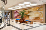 3D Retail Shop Store Market Trade Feather Wall Mural Wallpaper 23