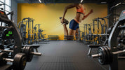 3D Gym Fitness Gymnasium Wall Mural Wallpaper 59