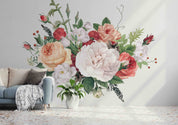 3D Colorful Floral Bouquet Background Wall Mural Wallpaper GD 3470- Jess Art Decoration